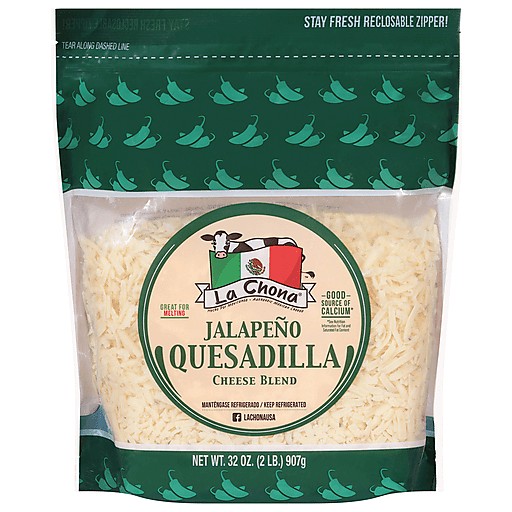 LA CHONA QUESADILLA JALAPENO 2 LB. B     32 OZ