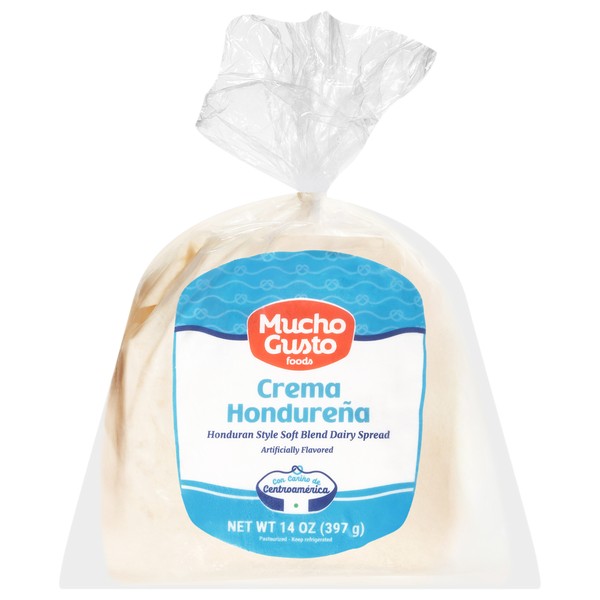 MUCHO GUSTO CREMA HONDURENA              14 OZ