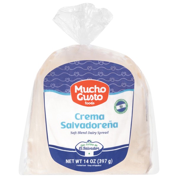 MUCHO GUSTO CREMA SALVADORENA            14 OZ