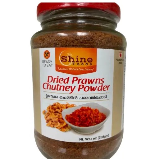 SHINE FOODS DRIED PRAWNS CHUTNEY POWDER 200 GM