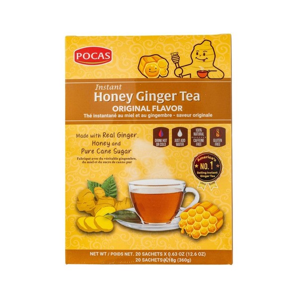 POCAS HONEY GINGER TEA 18 GM