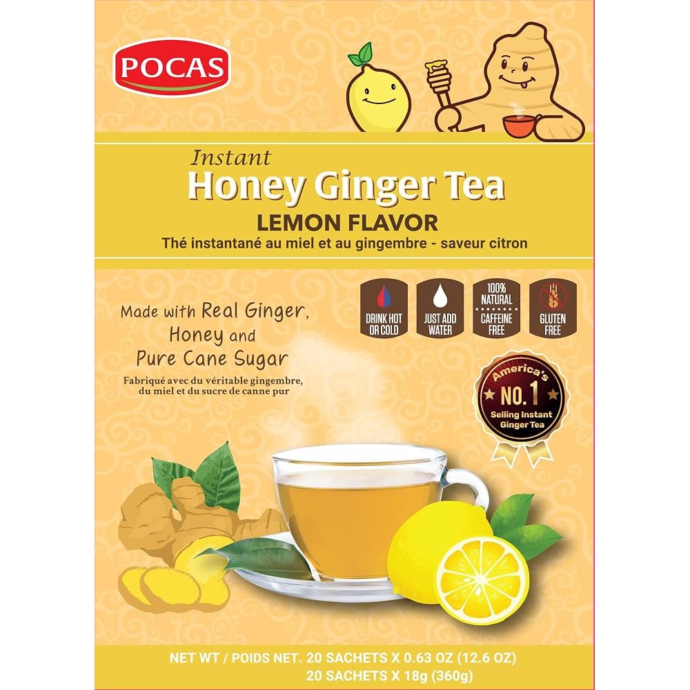 Pocas Honey Ginger Tea Date 360 GM