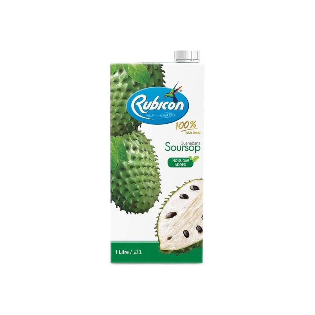SOURSOP (GUANABANA) NO ADDED SUGAR JUICE RUBICON 1 LTR