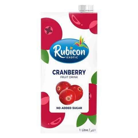 CRANBERRY JUICE RUBICON 1 LTR