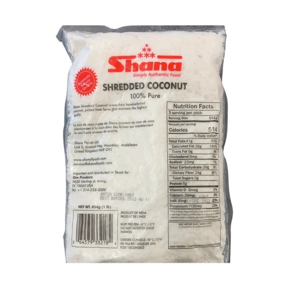 Shana Grated Coconut 1 LBS