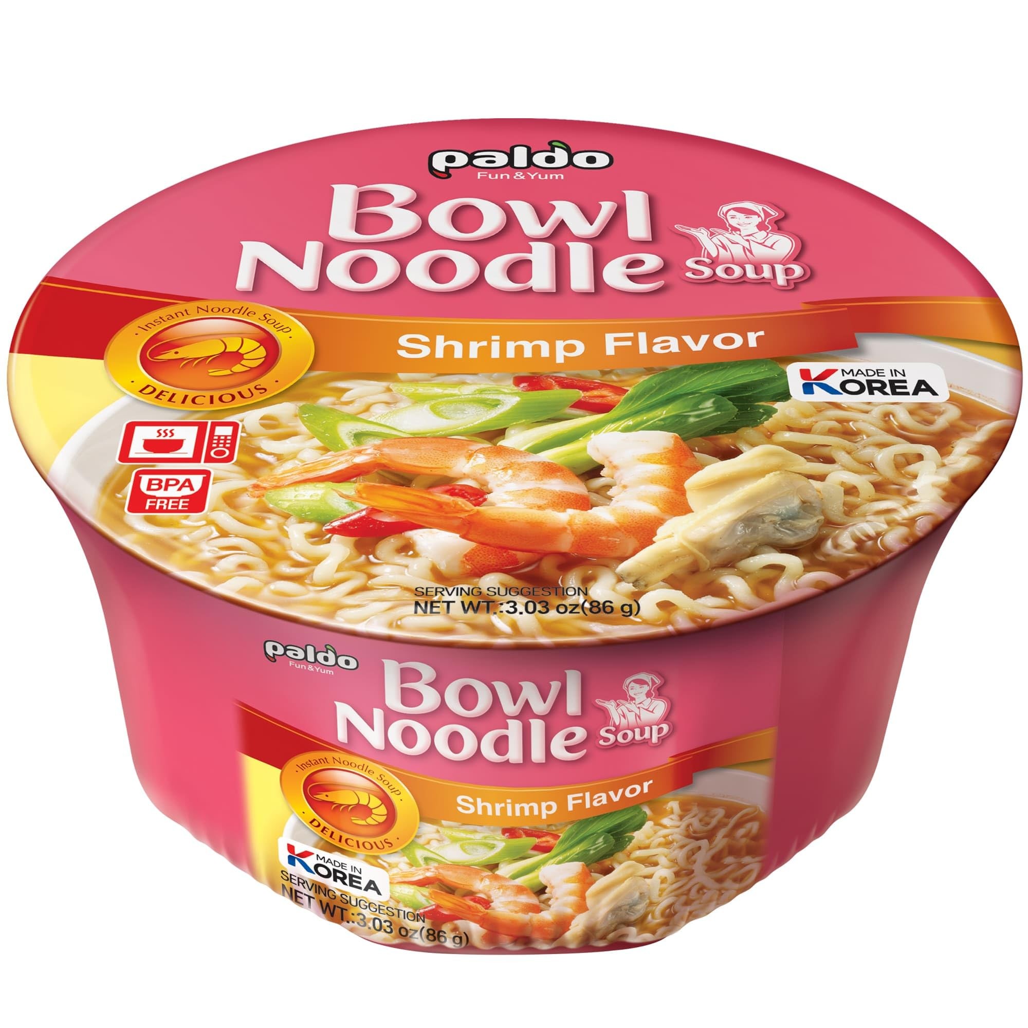 Paldo Bowl Noodle Soup 86 GM