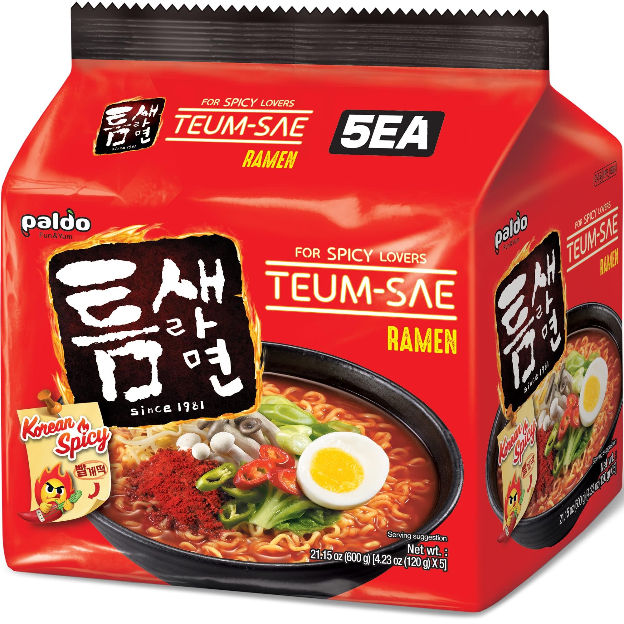 Paldo Teumsae Noodle 600 GM