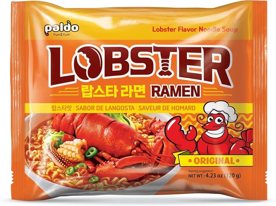 Paldo Lobster Noodles Sriracha 110 GM
