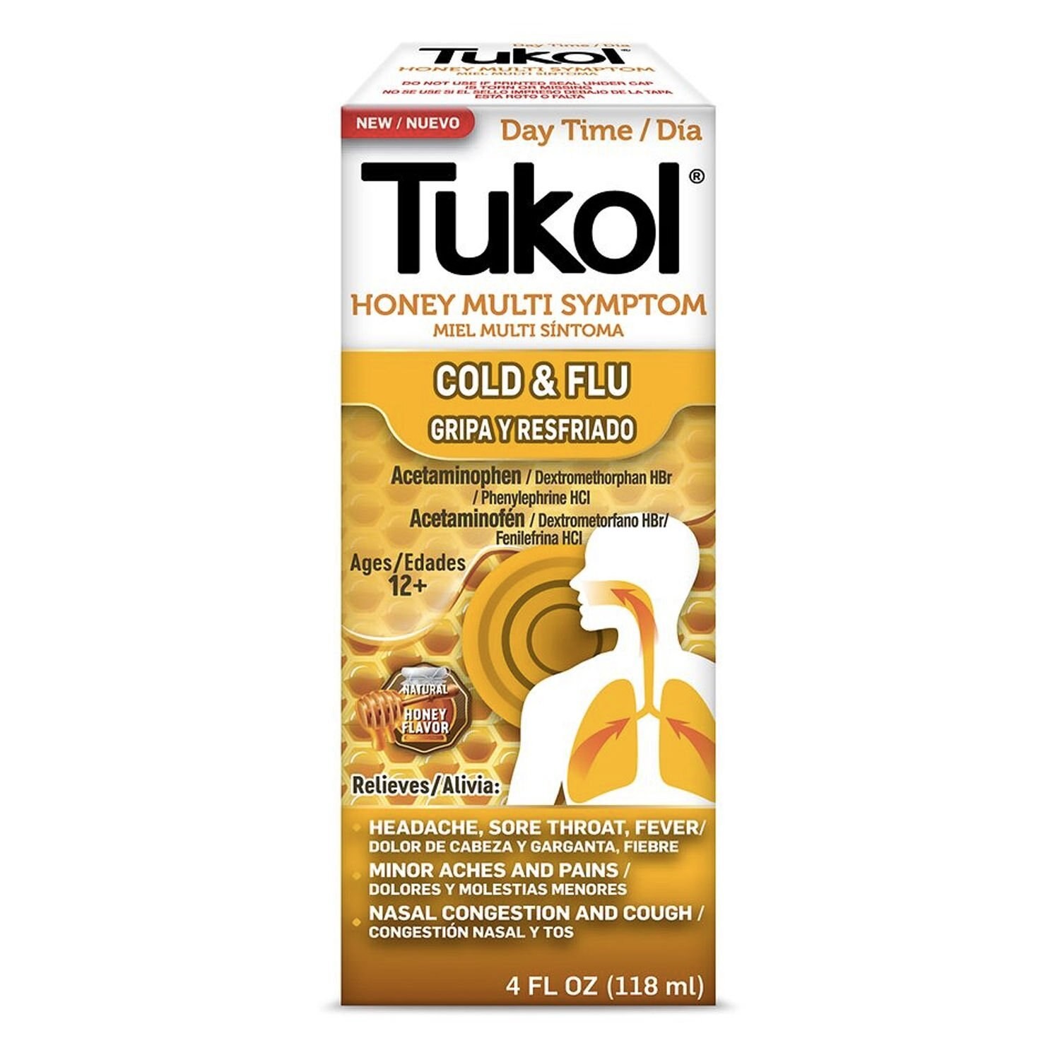 Tukol Cold & Flu 4 FLOZ