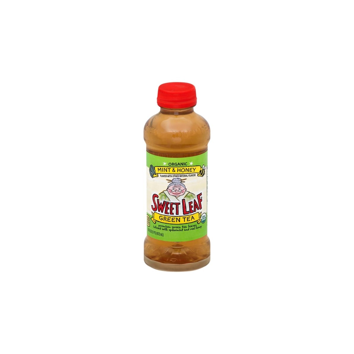 Sweet Leaf Green Tea Mint N Honey 16 OZ