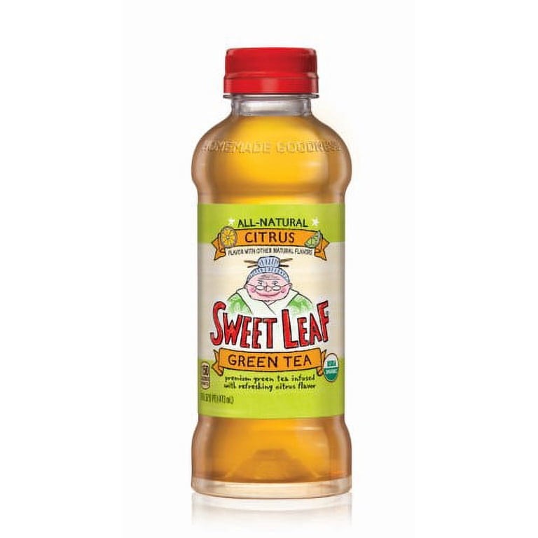 Sweet Leaf Green Tea Citrus 16 OZ