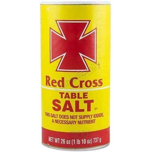 Red Cross Iodized Salt 26 OZ