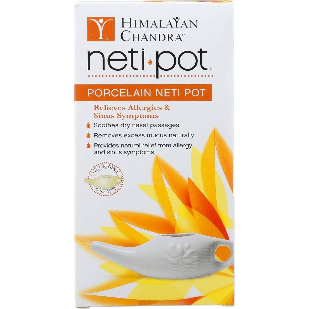 HIMALAYAN INSTITUTE PORCELAIN NETI POT 1 Each