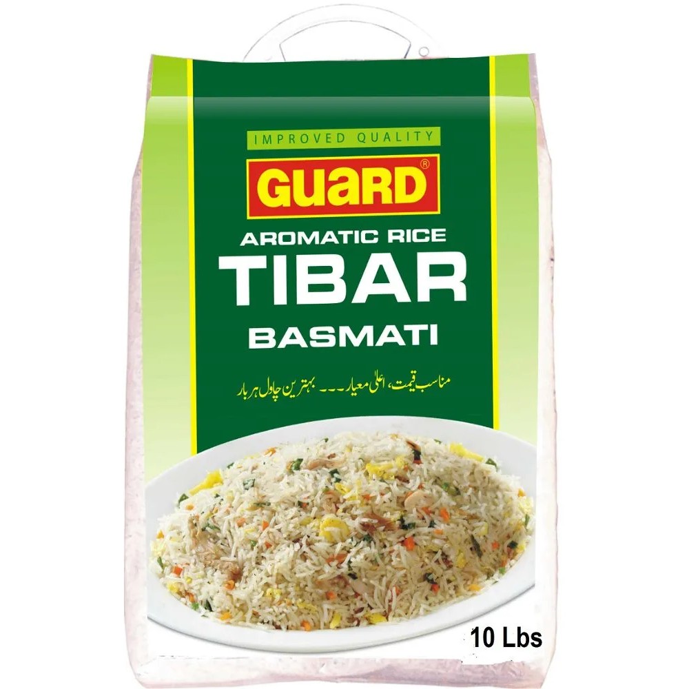 GUARD TIBAR BASMATI RICE 10 LBS