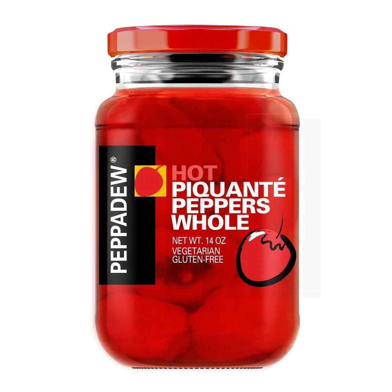PEPPADEW HOT WHOLE SWEET PIQUNTE PEPPERS 0.88 Lbs