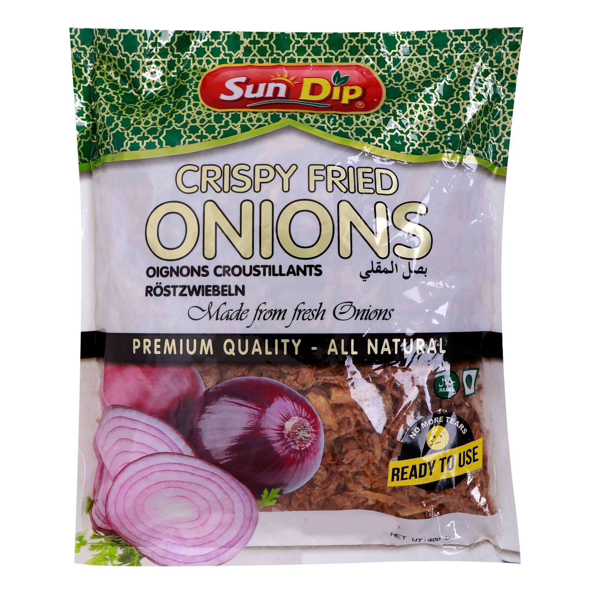 SUN DIP ONIONS 400 GM