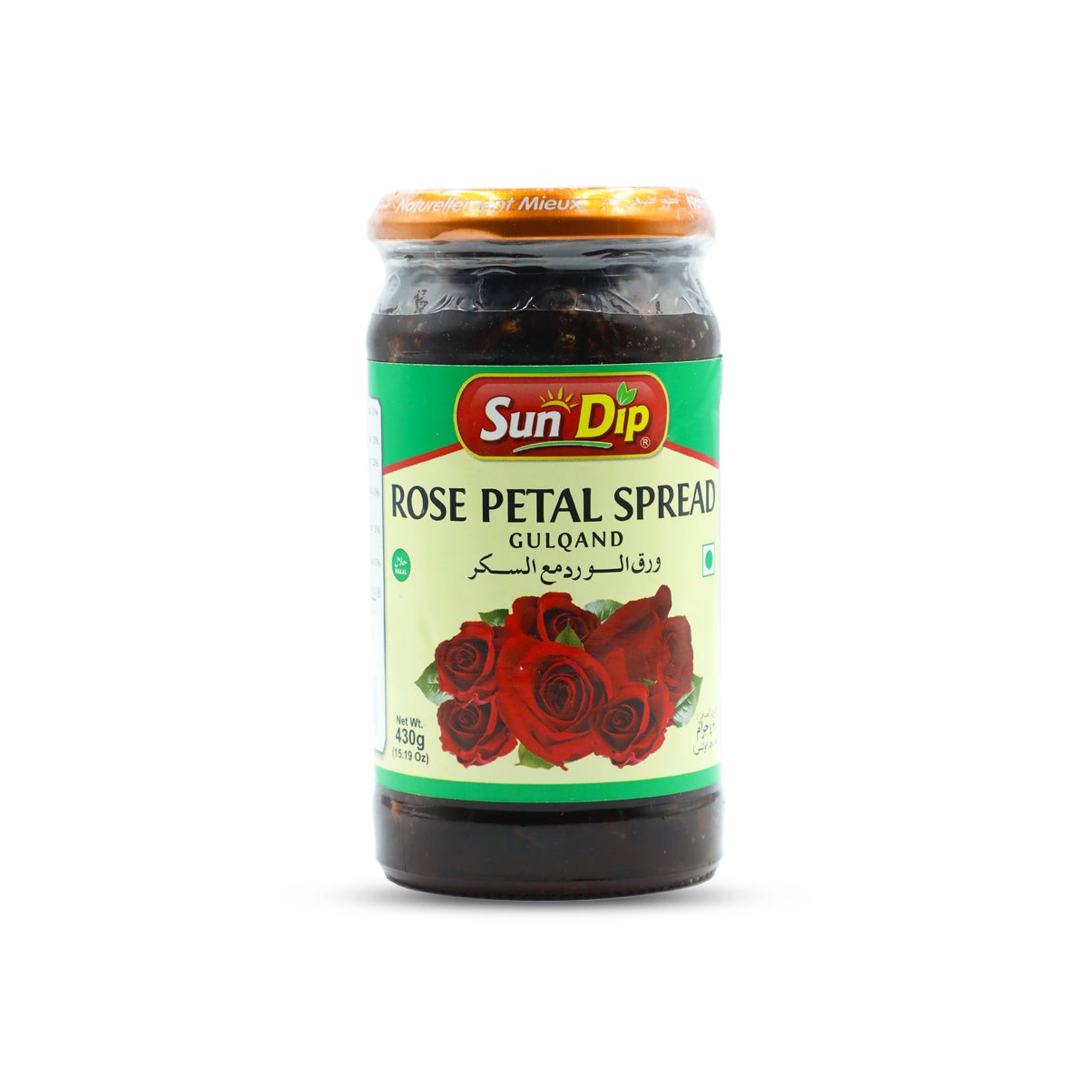 SUNDIP ROSE PETAL SYRUP 430 GM