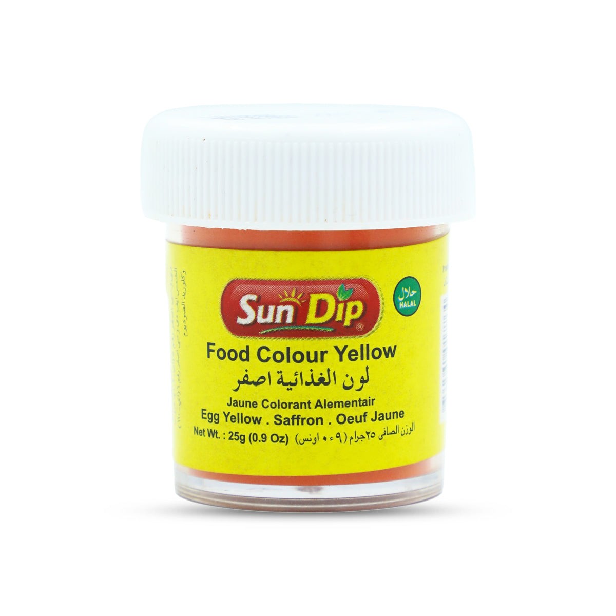 Sun Dip Food Colour Yellow  25 GM