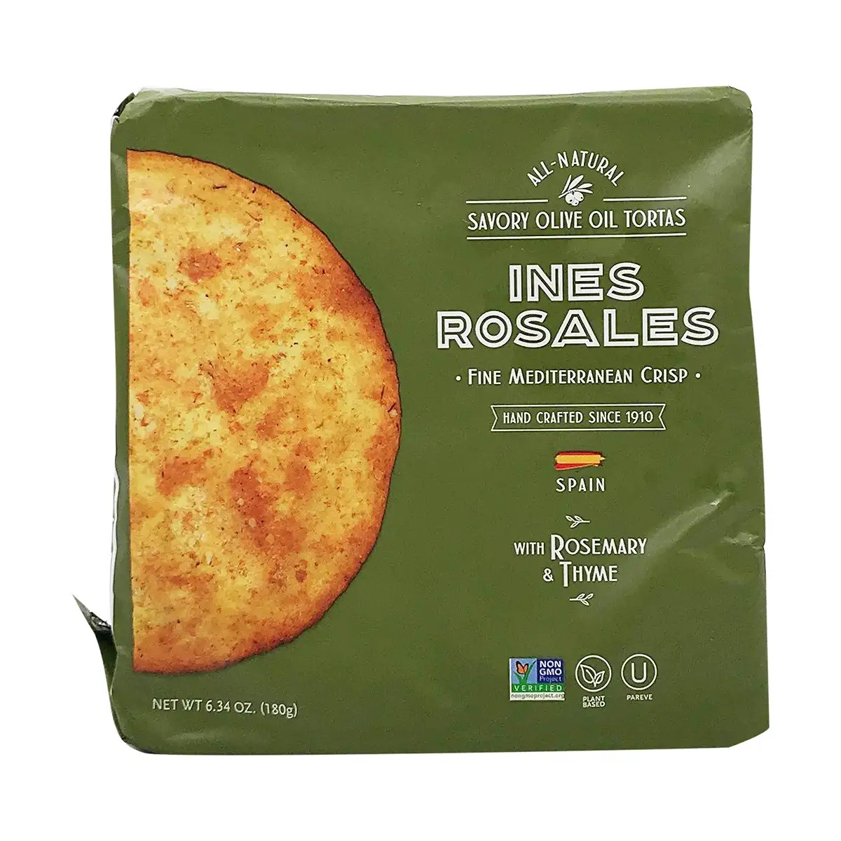 INES ROSALES SAVORY OLIVE OIL TORTAS 0.39 Lbs