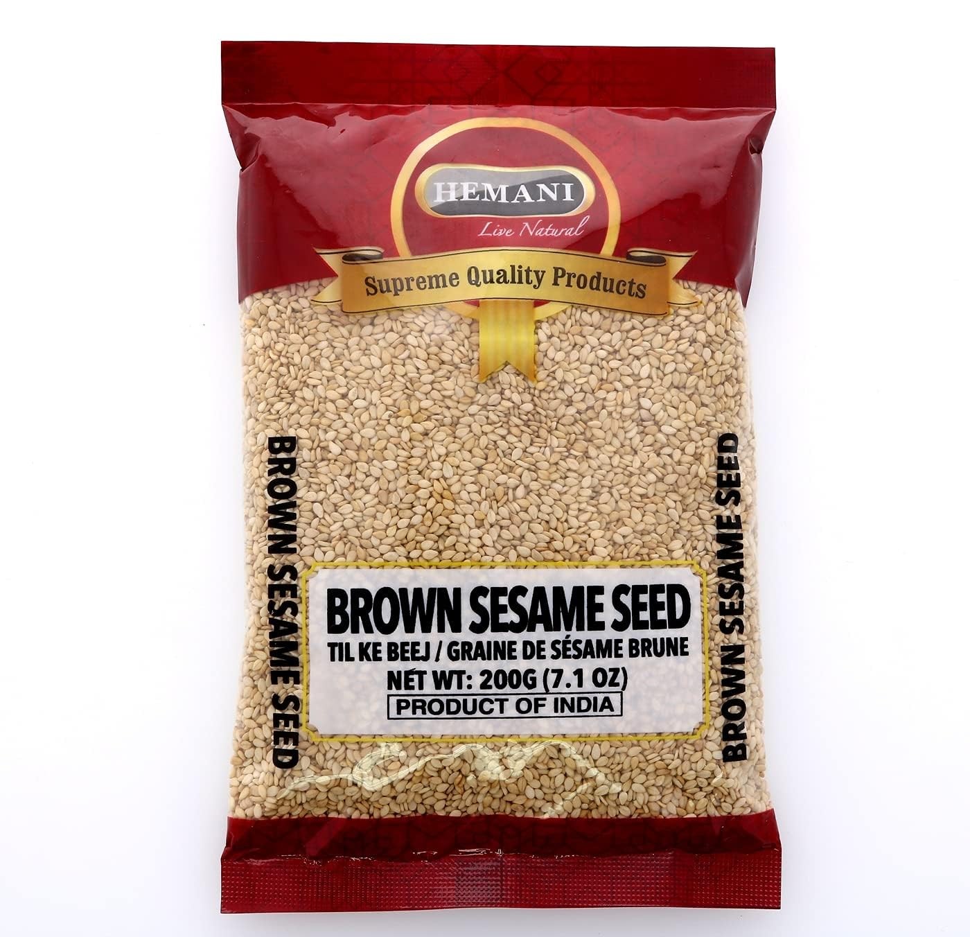 HEMANI BROWN SESAME SEEDS 200 GM
