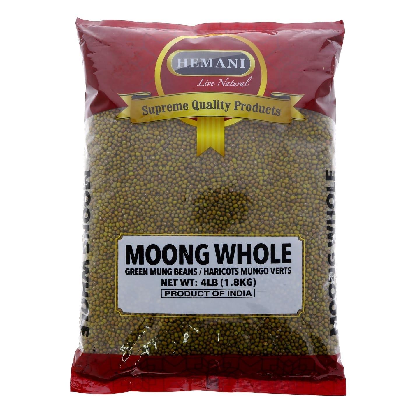 Hemani Moong Whole 4 LBS