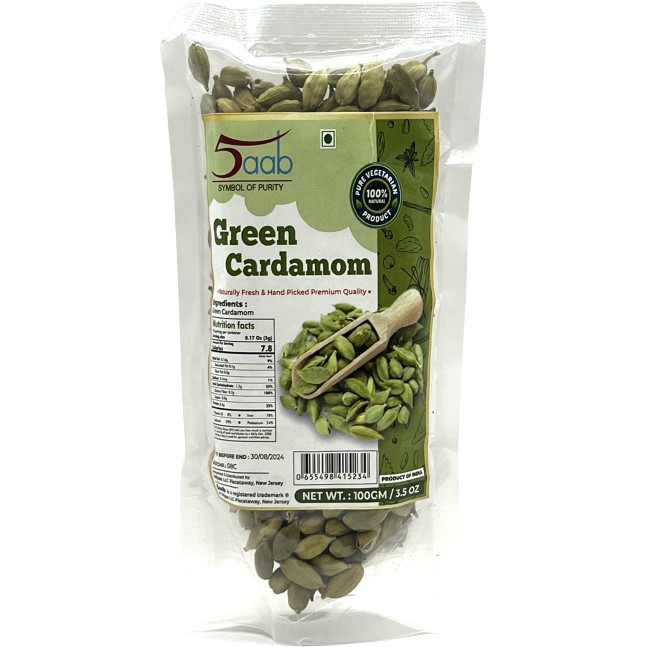 5aab Green Cardamom 100 GM