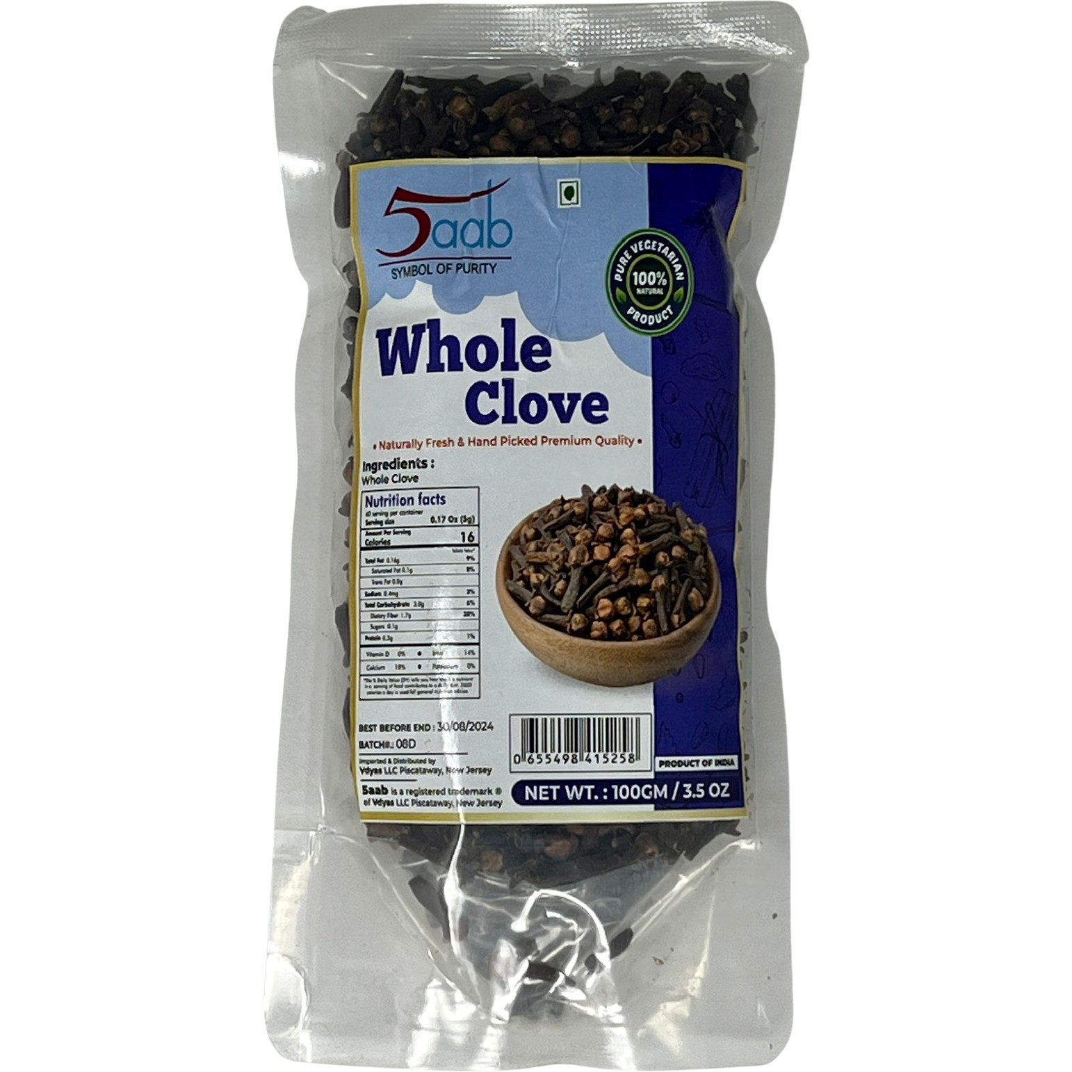5aab Whole Clove 100 GM