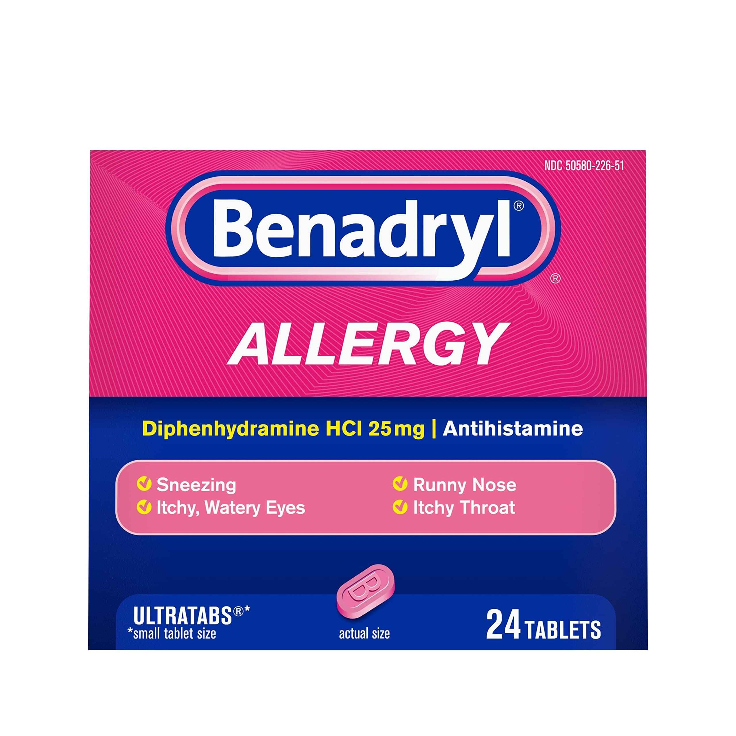 Benadryl Allergy 25 Mg 1 PCS
