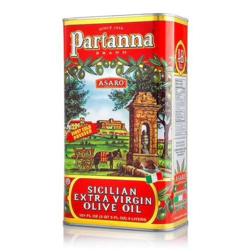 PARTANNA ASARO EXTRA VIRGIN OLIVE OIL 6.6 Lbs