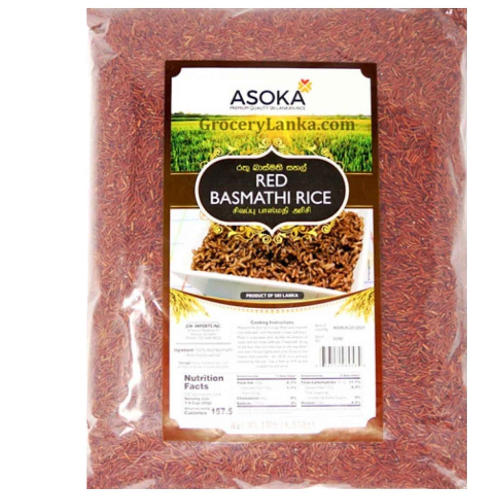 Asoka Red Basmati Rice 4 LBS