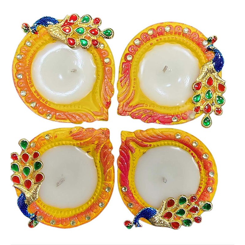Mixed Diya 4 PACK