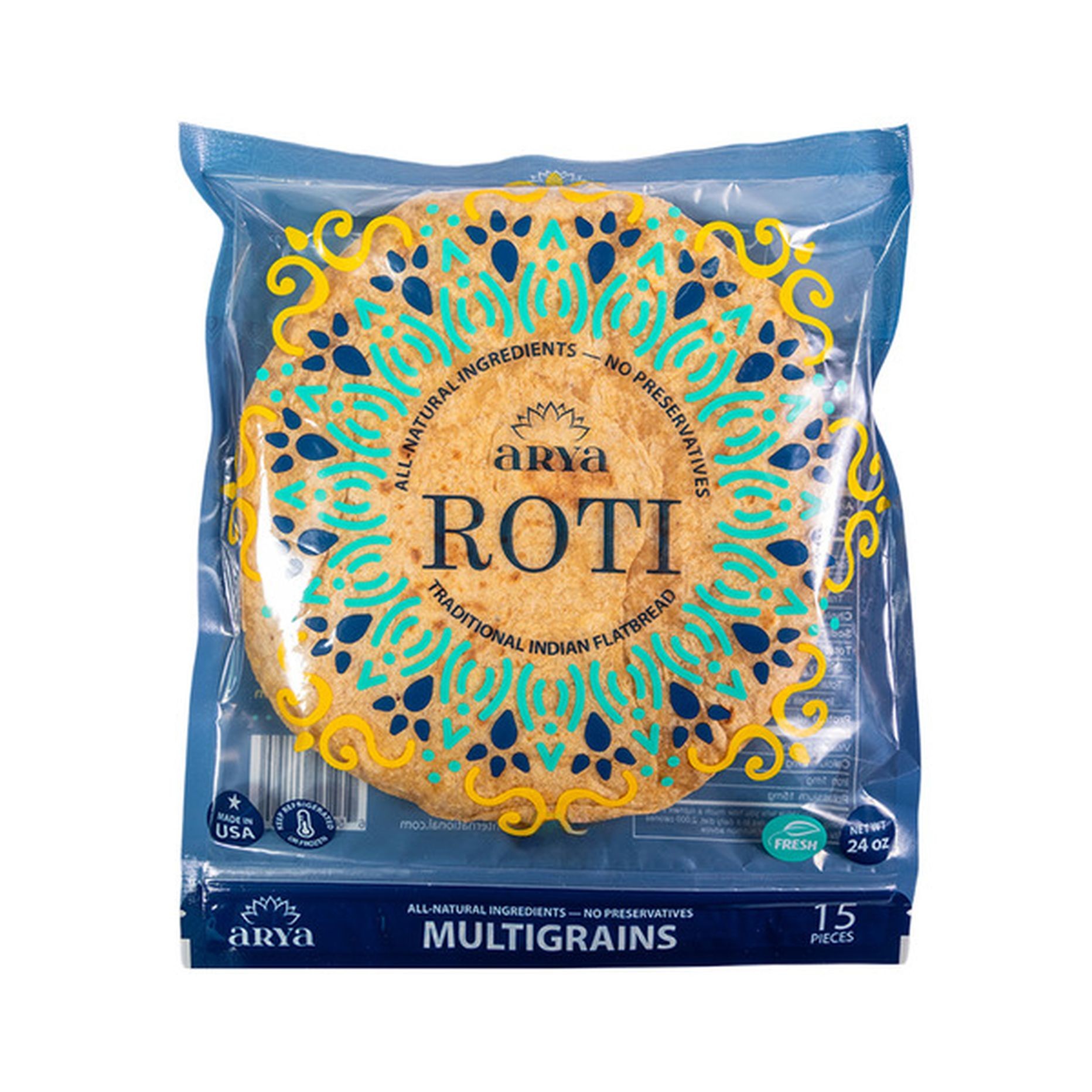 ARYA ROTI MULTIGRAIN 24 OZ