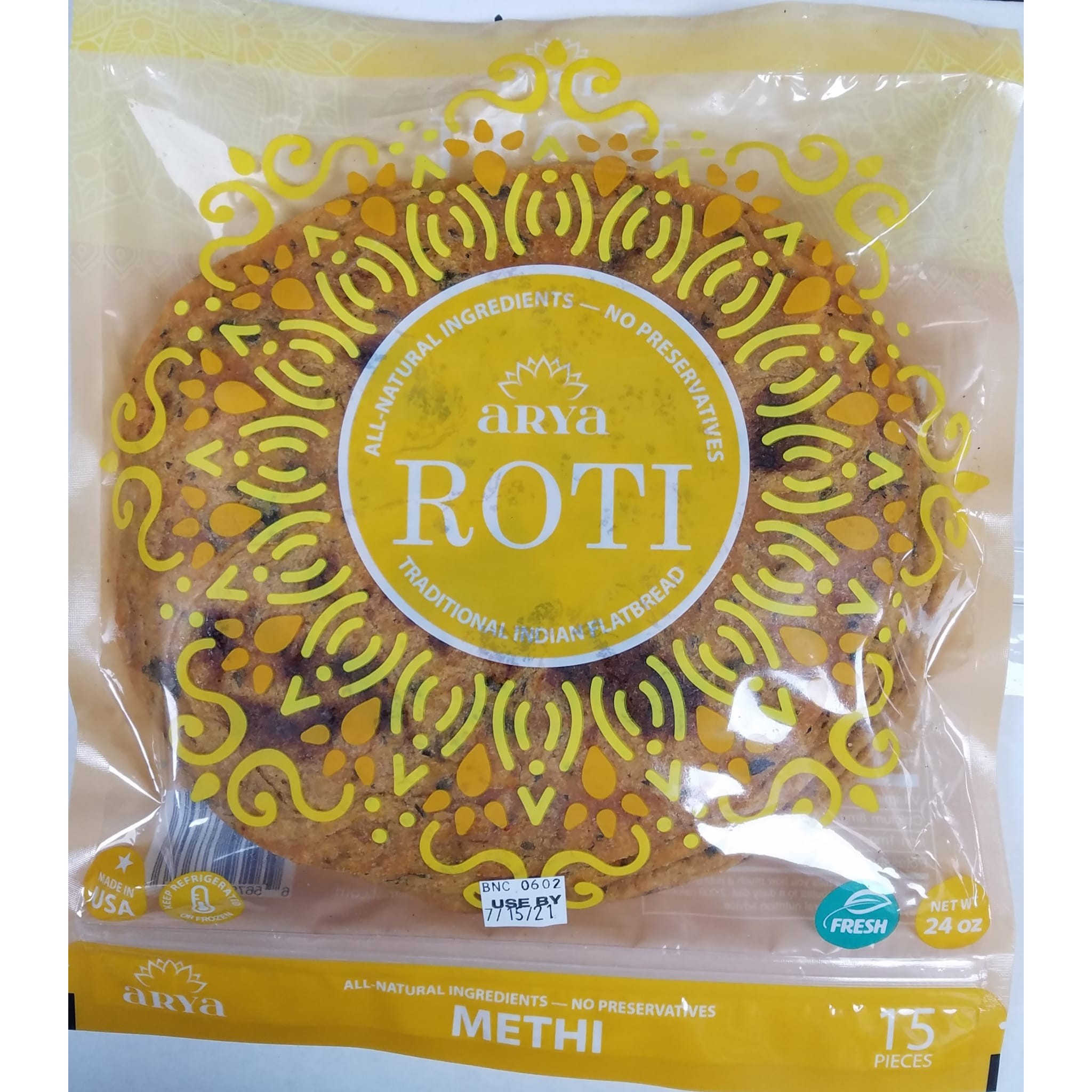 Arya Roti Methi 24 OZ