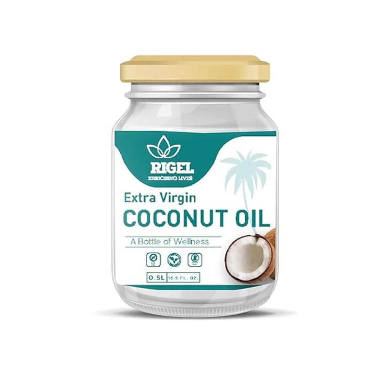 Rigel Extra Virgin Coconut Oil 0.5 LTR