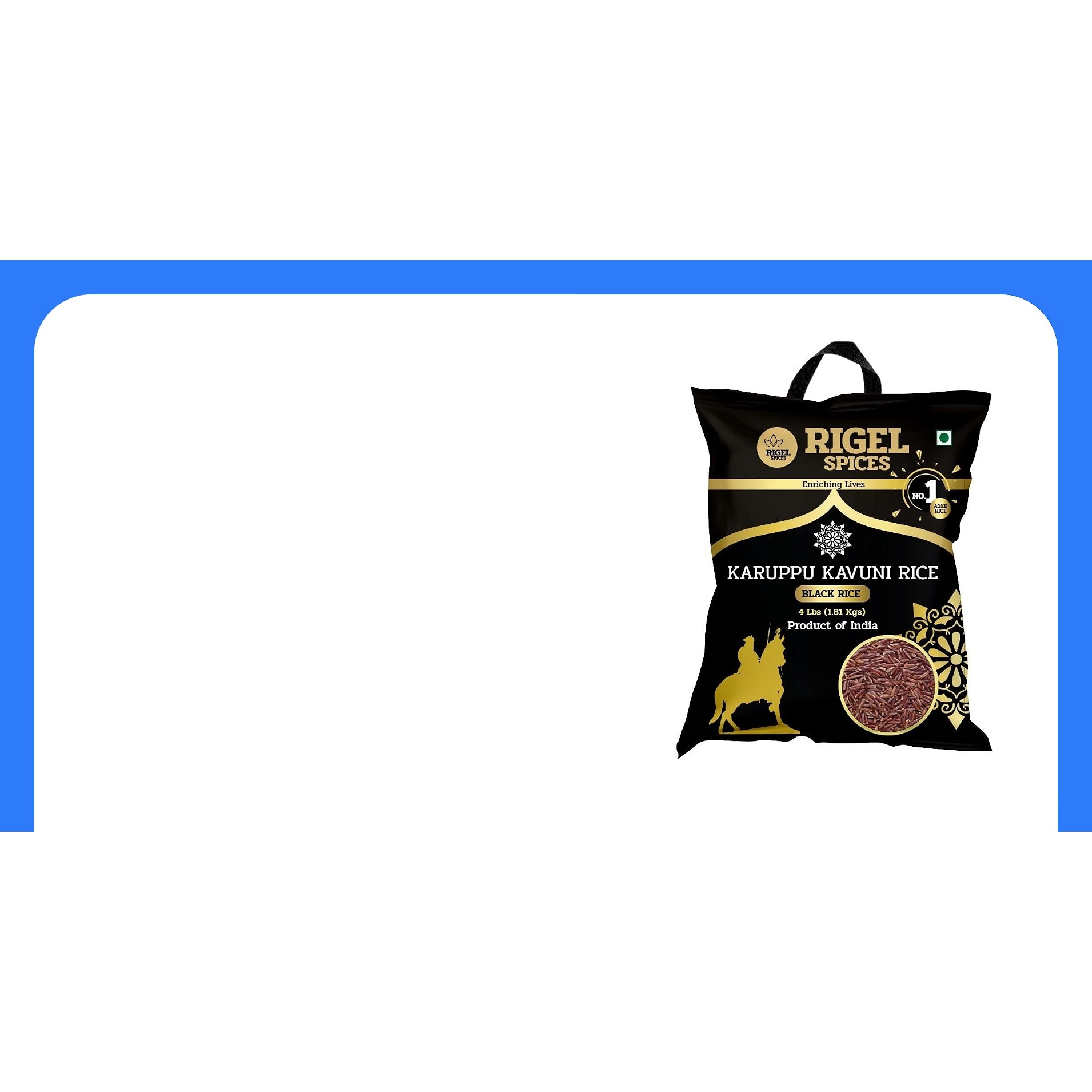 RIGEL KARUPPU KAVUNI RICE 4 LB