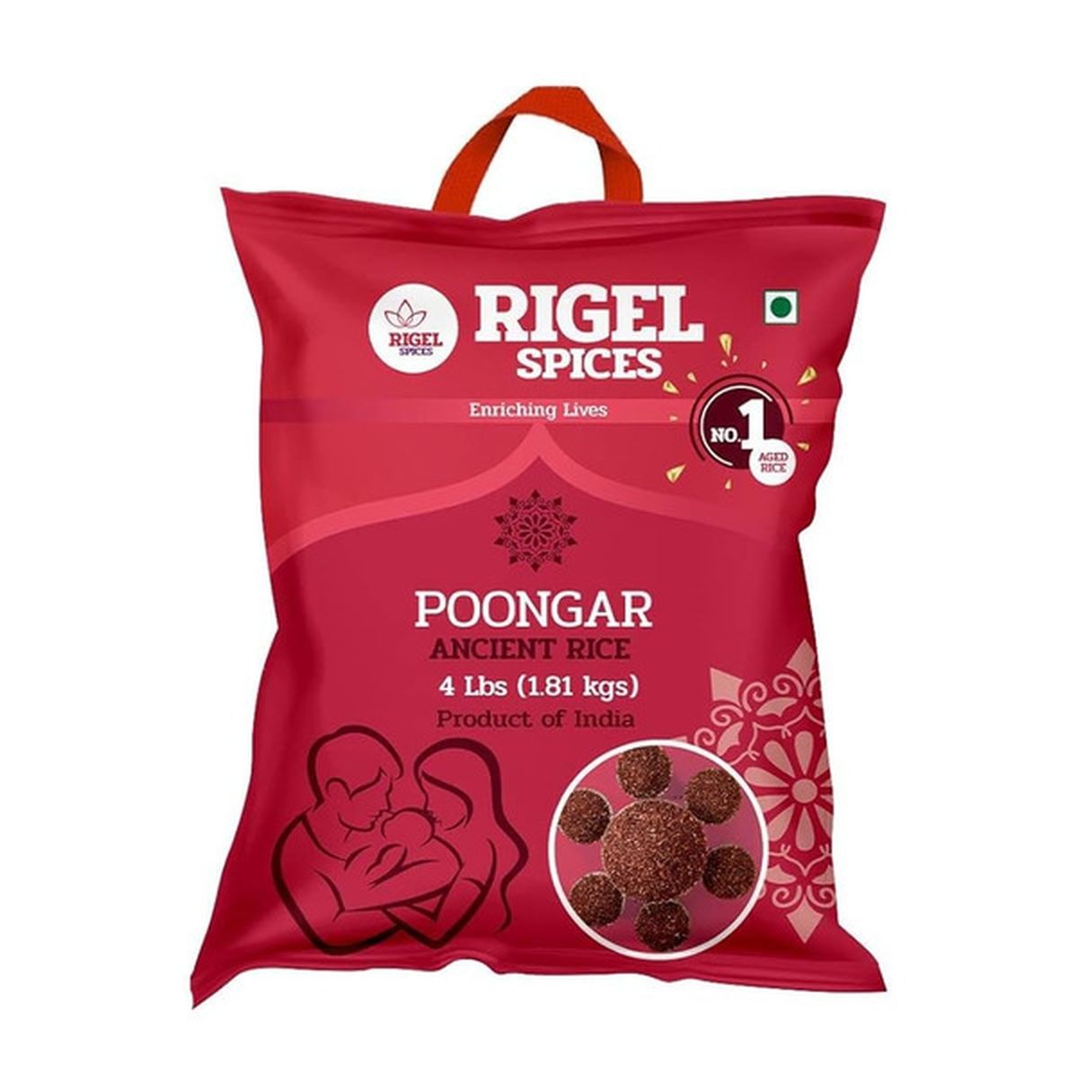 Rigel Poongar Rice (Red) 4 LBS