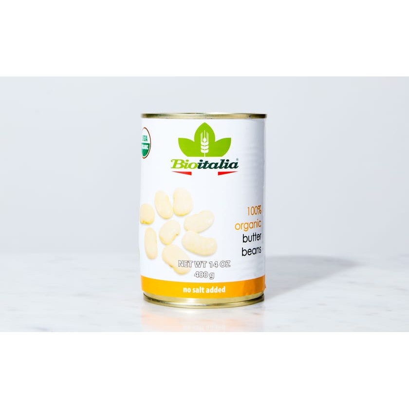 BIO ITALIA ORGANIC BUTTER BEANS 0.88 Lbs