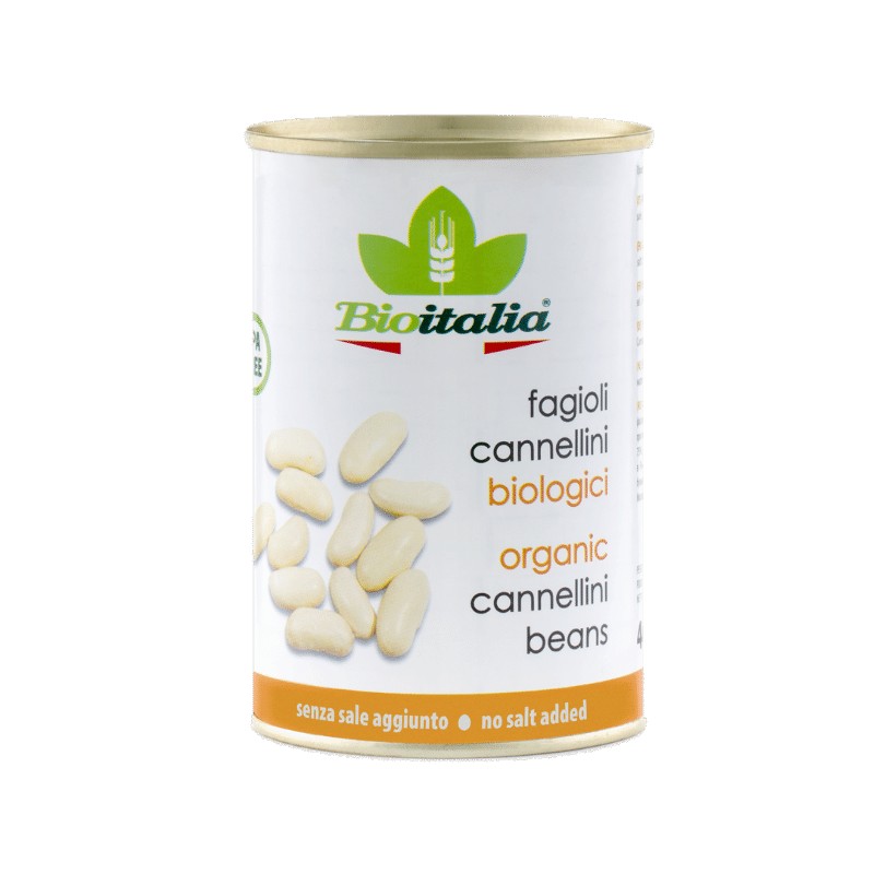 BIOITALIA ORGANIC CANNELLINI BEANS 0.88 Lbs