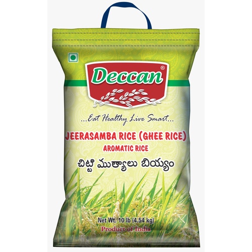 DECCAN JEERA SAMBA RICE 20 LBS