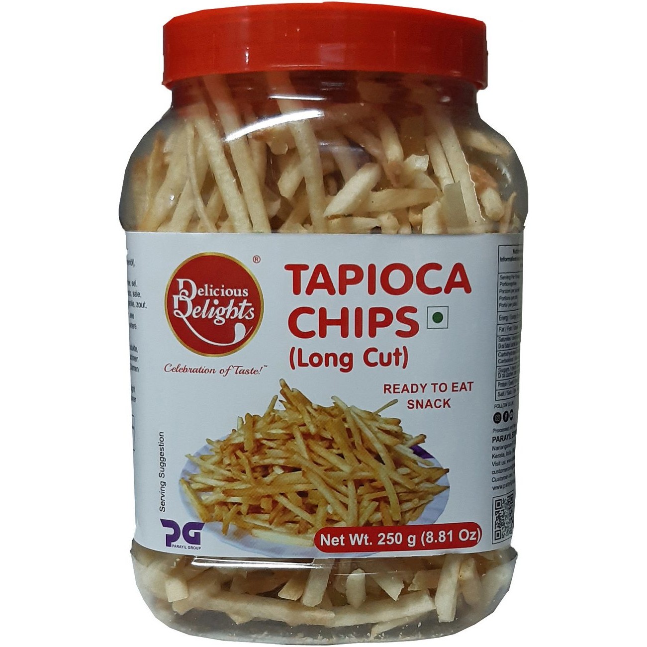 DD Tapioca Chips Jar 150 GM