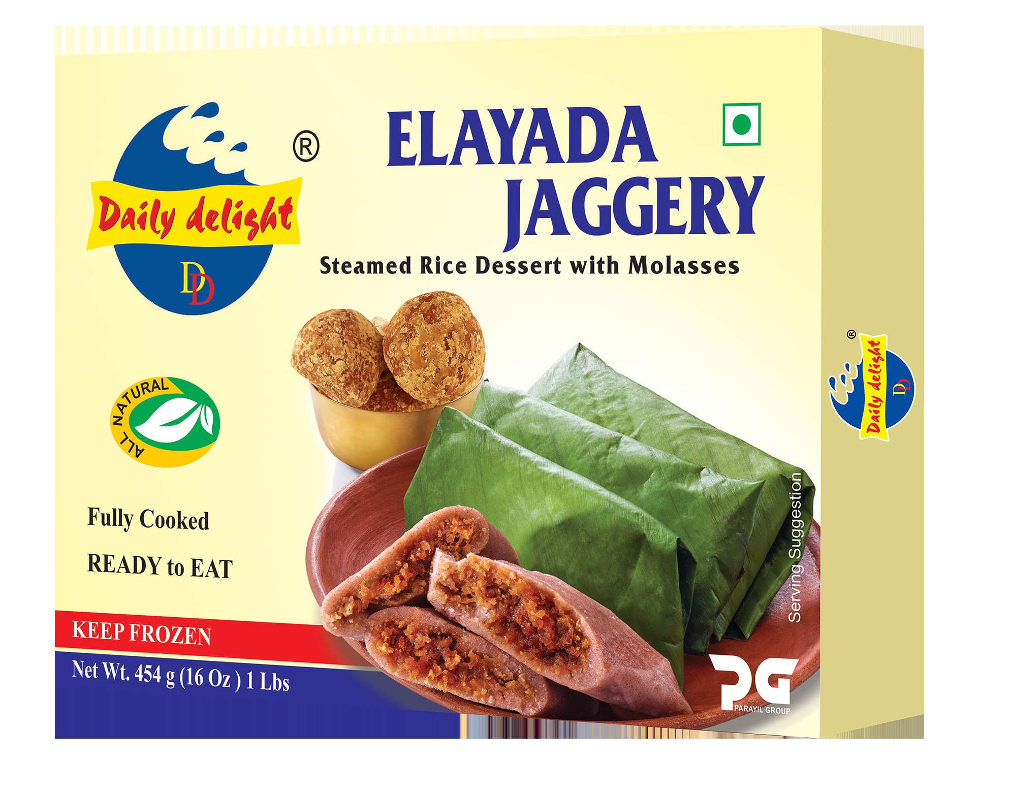 DAILY DELIGHT ELAYADA JAGGERY 1 LBS