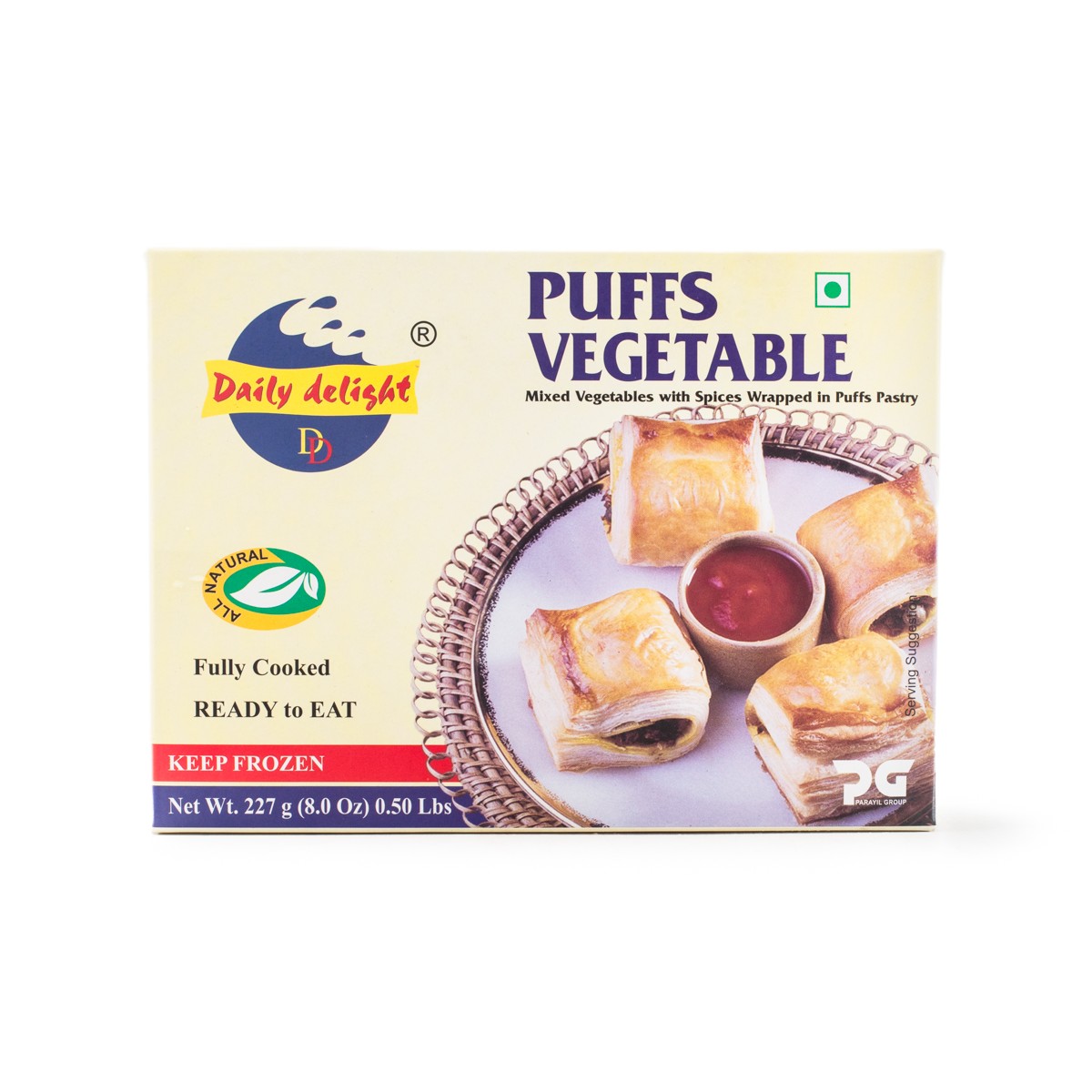 D D Mix Veg Puff 227 GM