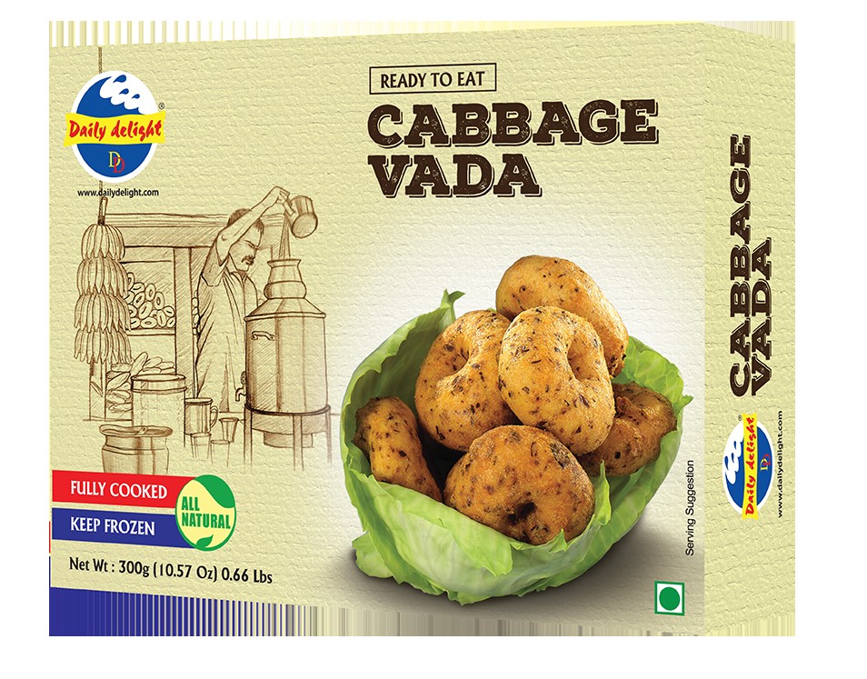 DAILY DELIGHT CABBAGE VADA 10.57 OZ
