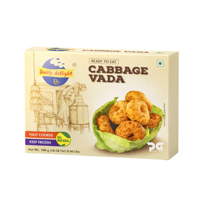 CABBAGE VADA DAILY DELIGHT 300 GM