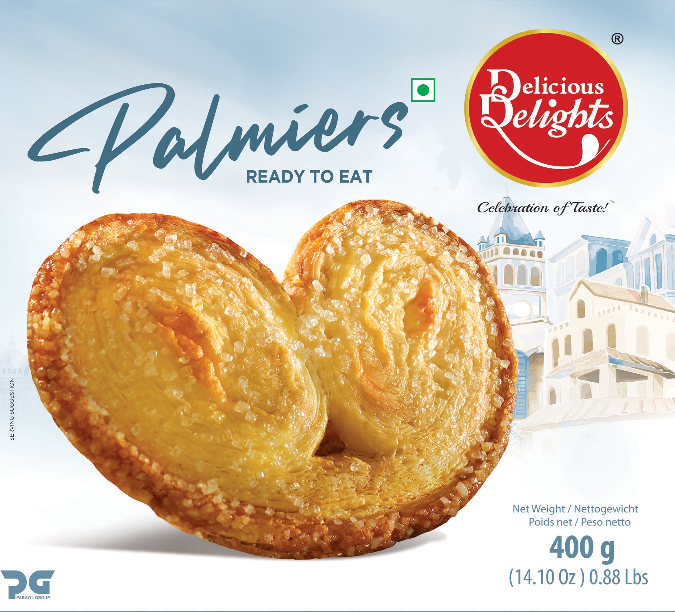 DAILY DELIGHT PALMIERS 400 GM