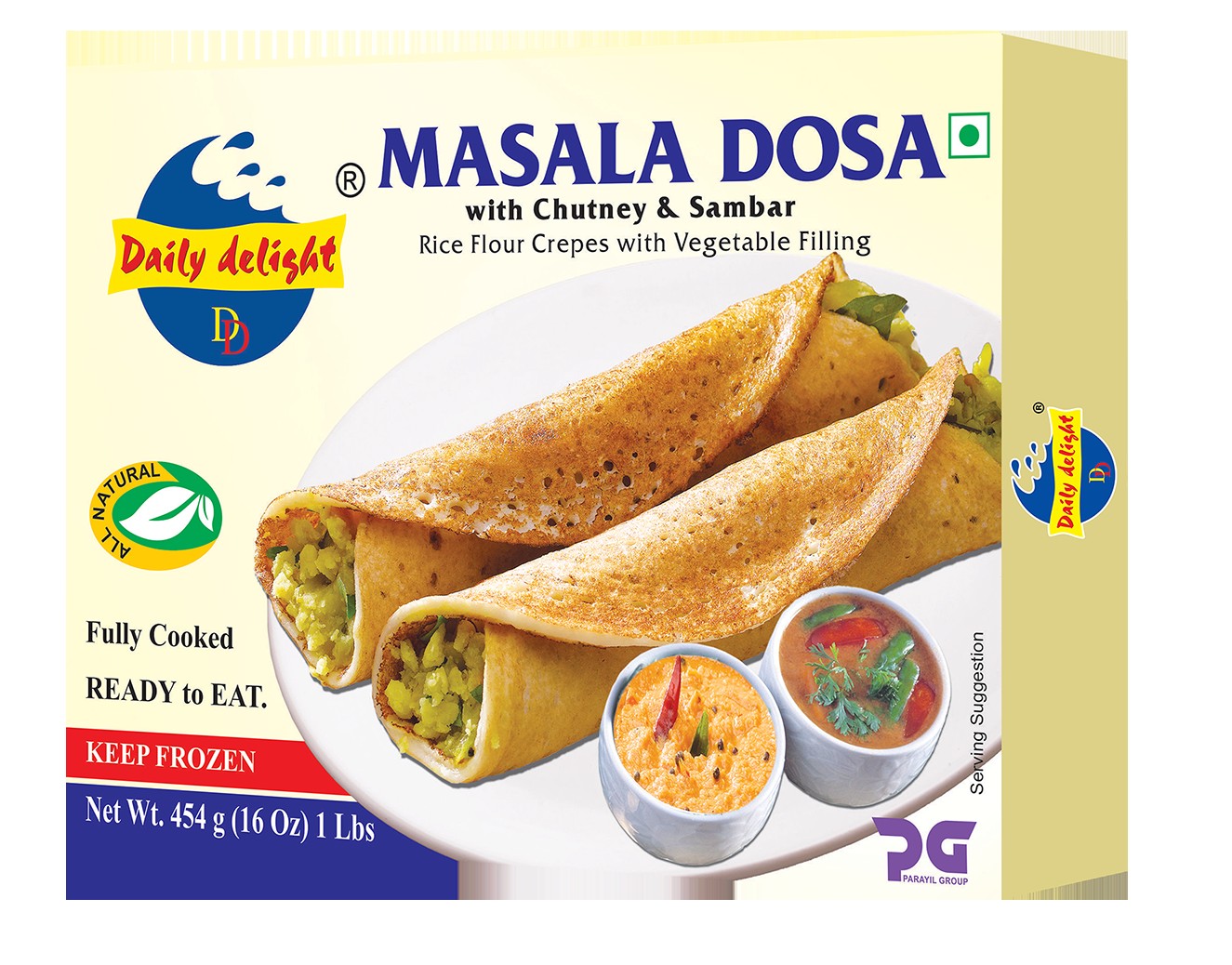 Daily Delight Masala Dosa 1 LBS