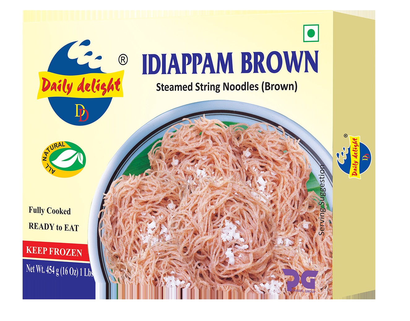 DAILY DELIGHT IDIAPPAM BROWN 454 GM
