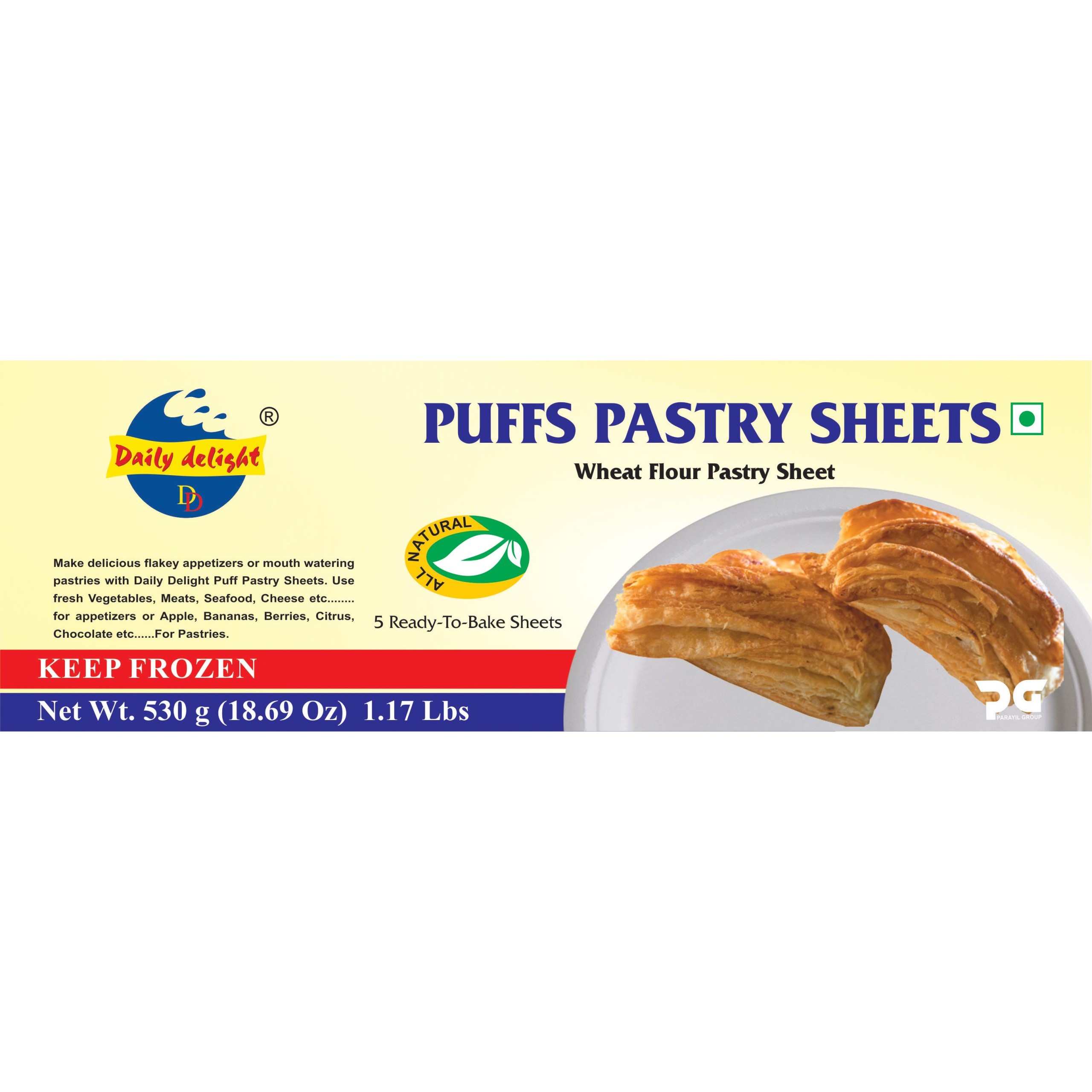 DAILYDELIGHT PUFF PASTRY SHEETS