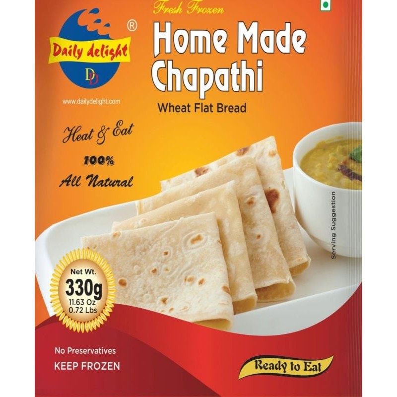 DD HOMEMADE CHAPATI  330 GM
