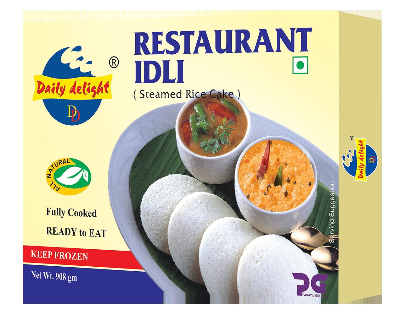 DEILY DDELIGHT RESTAURANT IDLI 2 LBS